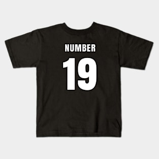 NUMBER 19 FRONT-PRINT Kids T-Shirt